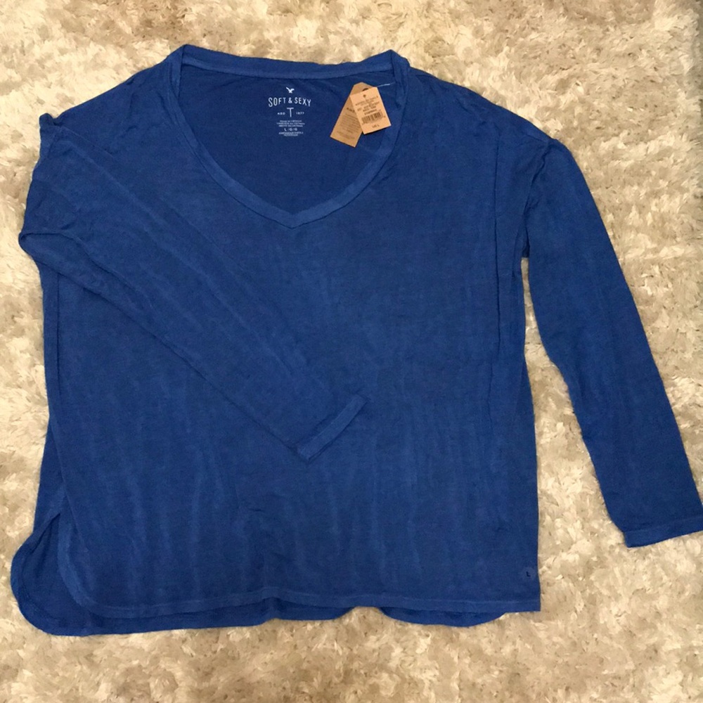 NWT Blue American Eagle Shirt